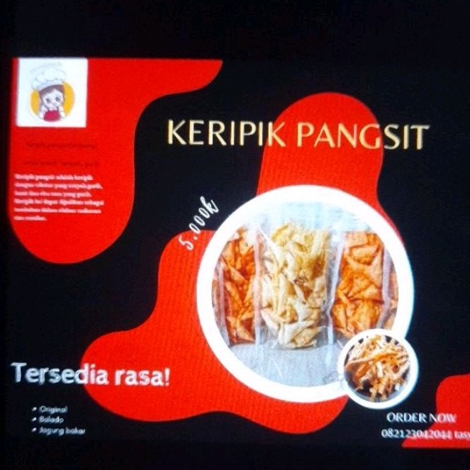 

kerpang ( keripik pangsit ) 3 rasa