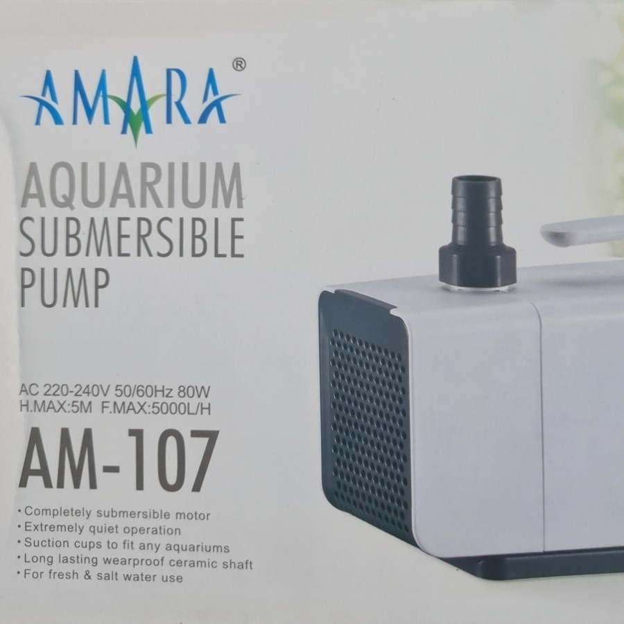 Amara 107 Pompa Celup Kolam - Aquarium - Hidroponik Amara 107