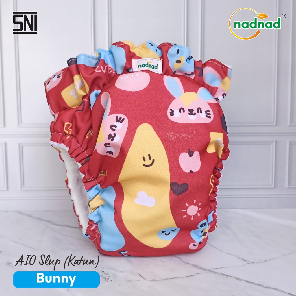 GROSIR Popok Clodi Kain Cuci Ulang Celana AIO Slup All In One Murah Motif Terbaru Motif Full Printing Tidak LunturBB (7-17KG)