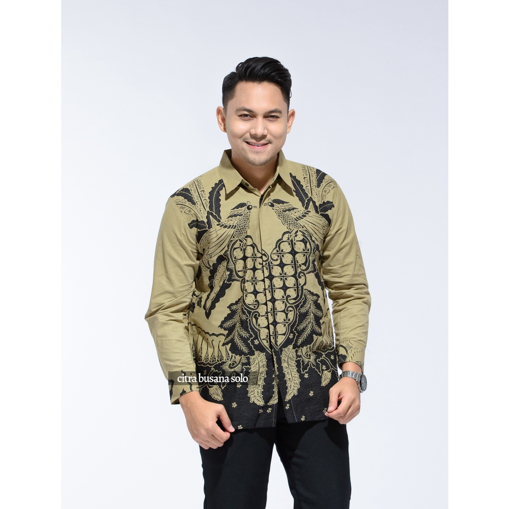 RAFAEL Kemeja Batik Pria Full Furing Bahan Katun Primisima