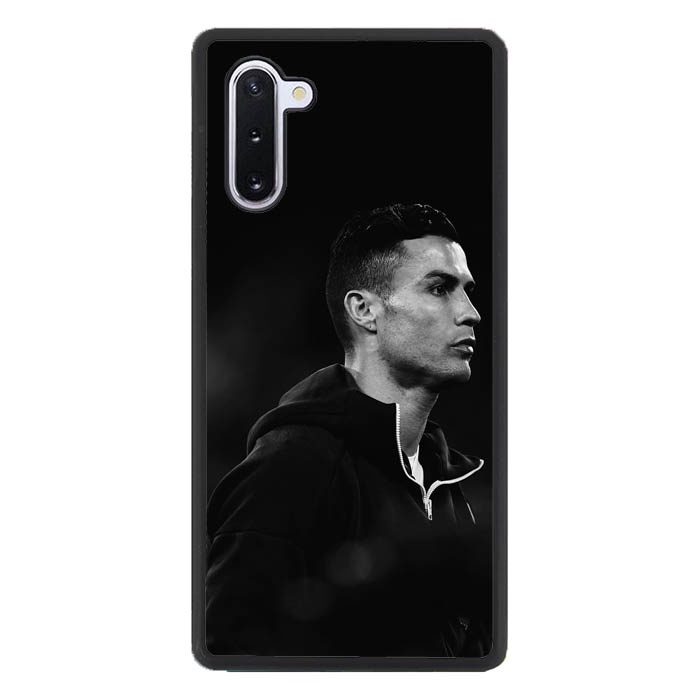 Casing Case Samsung Galaxy Note 8 9 10 20 Ultra Plus Lite Cristiano Ronaldo Black D185