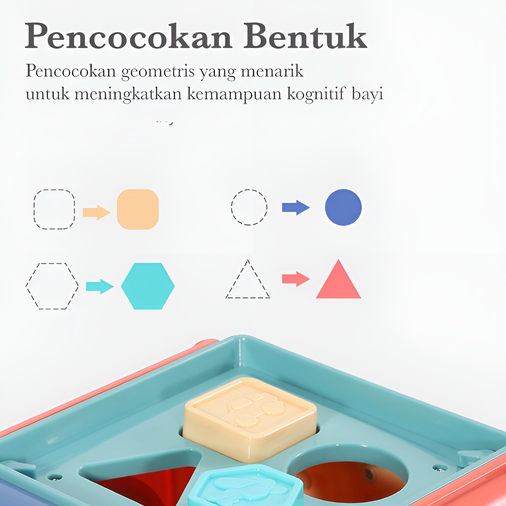 Hexahedral 6 Sisi | Mainan Edukasi Anak 1/2/3/4/5 Tahun Laki Laki Perempuan | Kado Ulang Tahun Anak