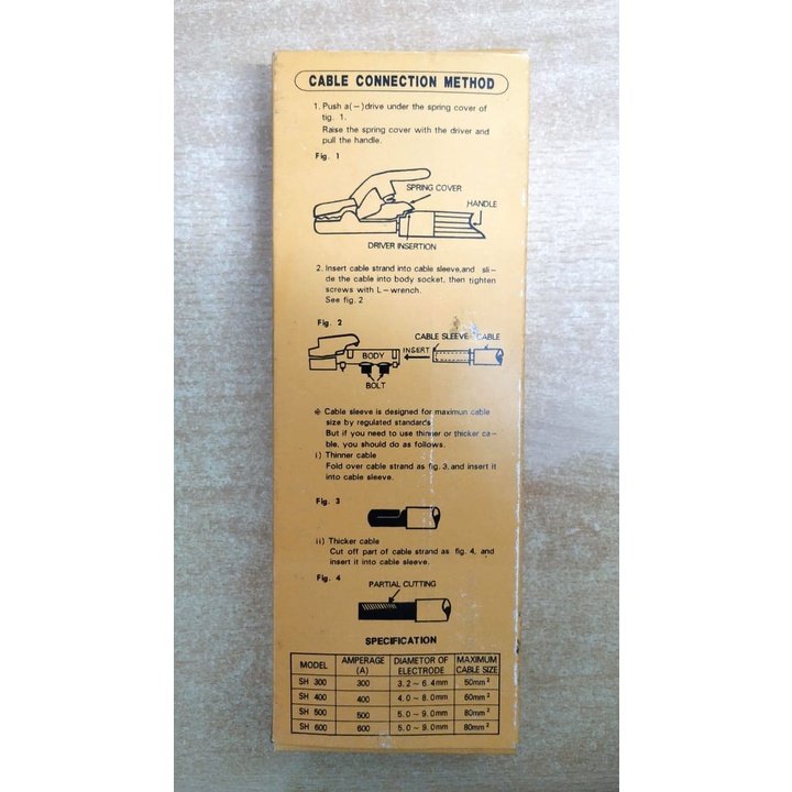 Tang Las SH 600A LIBERTY | Welding Electrode Holders