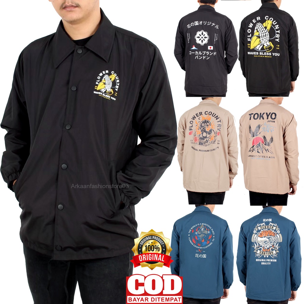 AKN - JACKET COACH / JAKET COACH PRIA / JAKET COACH WINDBREAKER JAPAN EDITION ORIGINAL WANGKERS