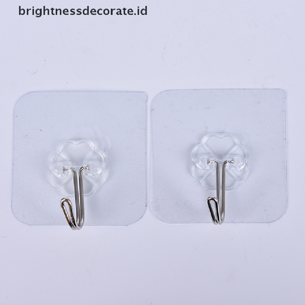 [Birth] 1x Gantungan Hook Dinding Suction Cup Sucker Kuat Bening Berguna Untuk Kamar Mandi Dapur [ID]