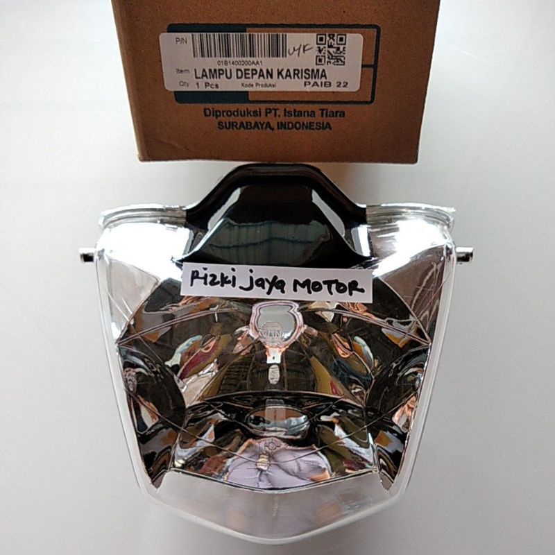 Lampu depan reflektor karisma merek WIN