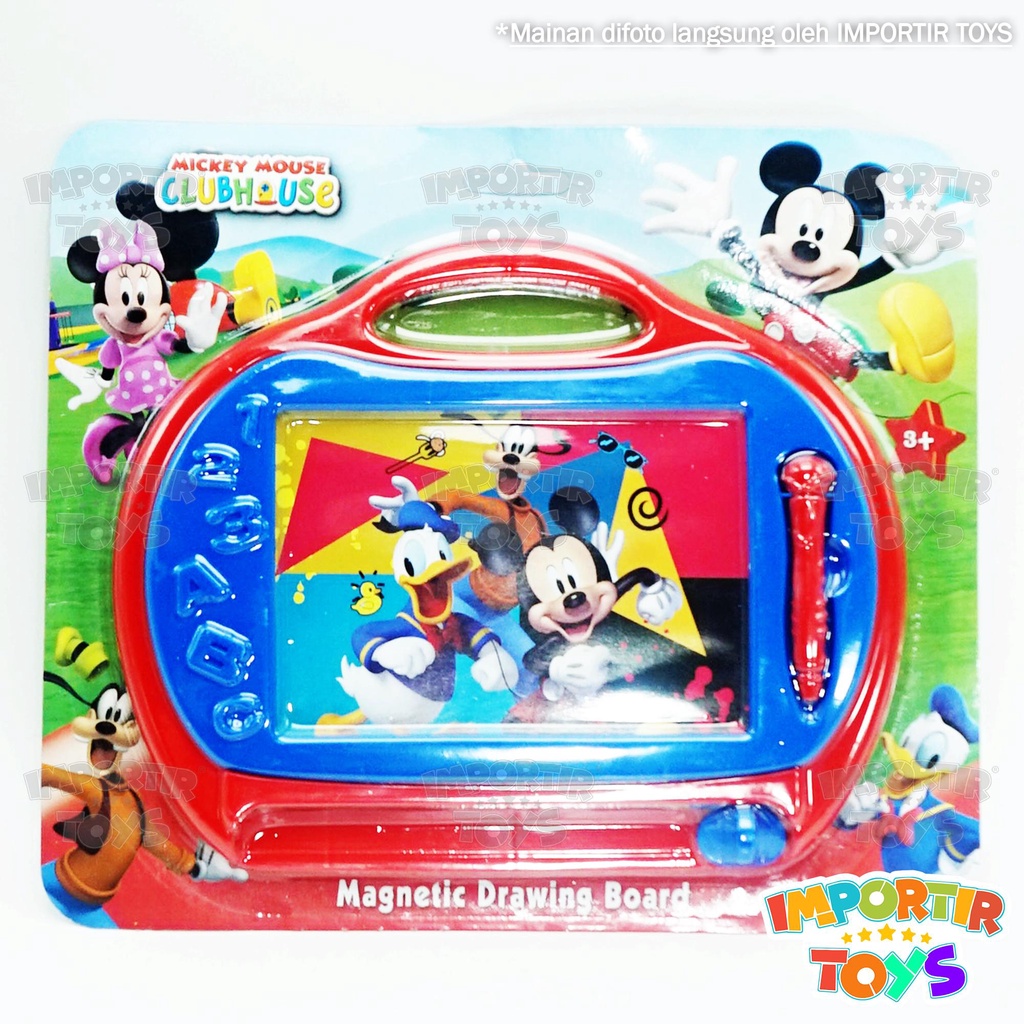 Mainan Anak Drawing Board Magnetic Papan Tulis Magnetik Karakter