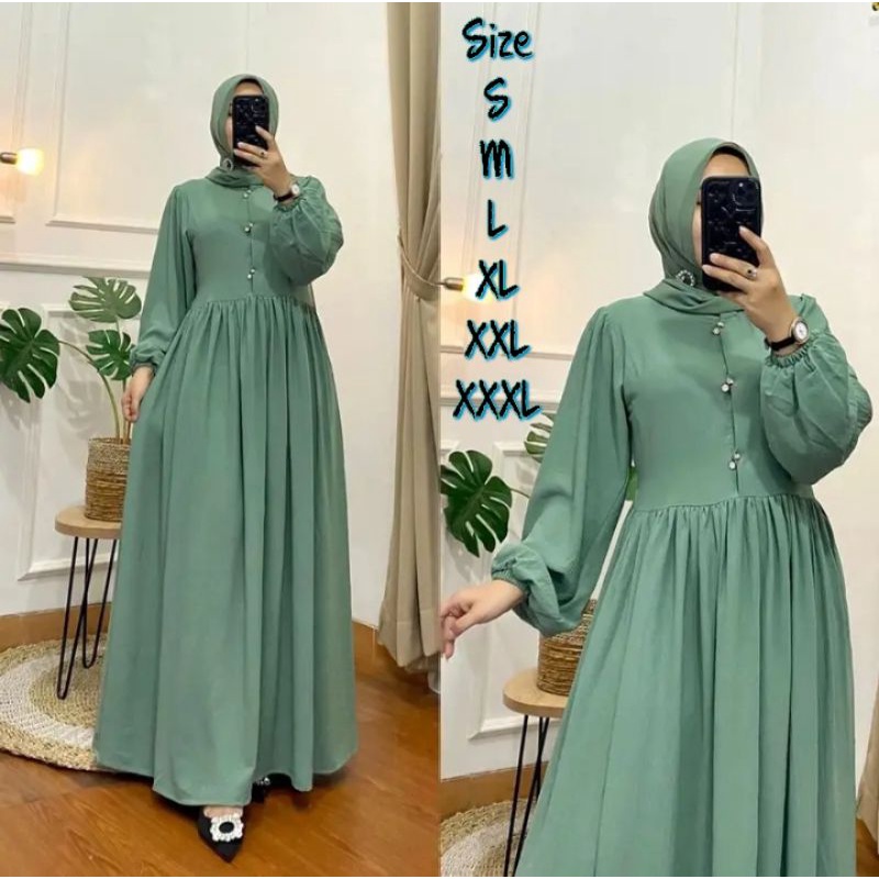 GAMIS CLARISA GAMIS WANITA TERBARU 2023 KEKINIAN VIRAL GAMIS WANITA CRINKLE AIRFLOW GAMIS WANITA LENGAN PANJANG GAMIS WANITA JUMBO GAMIS WANITA IMPROT GAMIS WANITA REMAJA GAMIS WANITA SYAR'I GAMIS WANITA SIZE S M L XL XXL XXXL