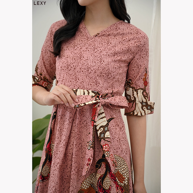 Dress Batik Wanita Terusan Wanita / Batik Wanita / Dress Batik / Dress Batik Modern / Lexy Dress / 263 JCO