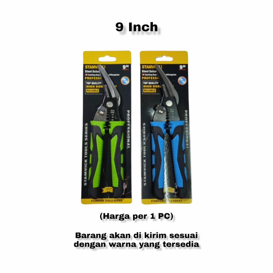 

Gunting Baja Ringan Serbaguna | Gunting Seng Plat| Gunting Dahan Kawat | Kapten Material