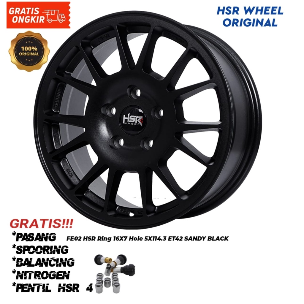 Velg mobil hsr wheel ertiga,Xtrail ,Rush, APV innova Ring 16