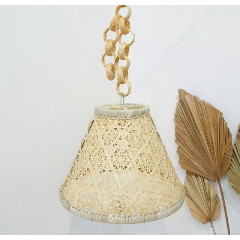Sekar_Shop07 Kap Lampu Truntum Kap Lampu Gantung Kap Lampu Unik Kap Lampu Bambu Kerajinan Bambu