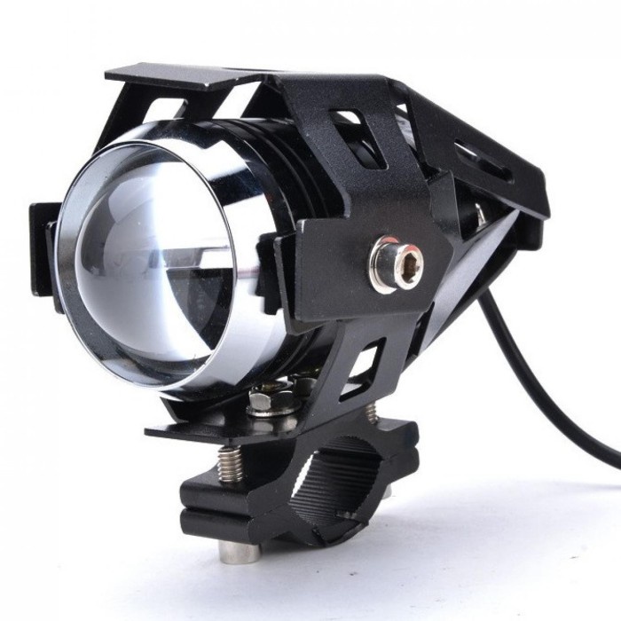 Lampu Tembak Sorot Motor Led 12 Volt Dc 12V Putih 6000K Terang 1Pc