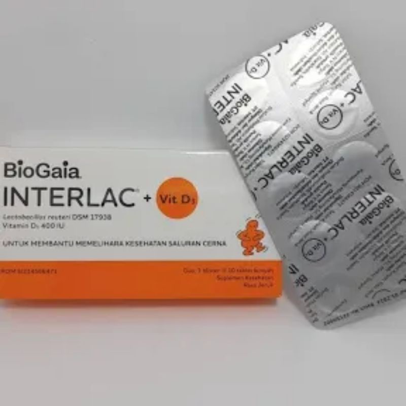 Interlac + Vit D3 30 TAB