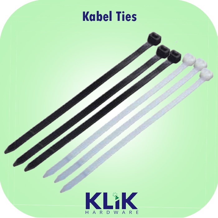 Vitara Kabel Ties 20 cm 200 mm Tali Tis Pengikat - Nylon Cable Tie