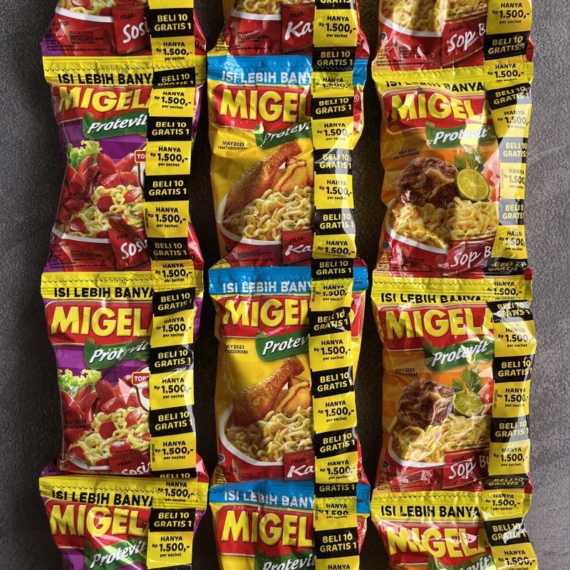 

MI GELAS - 15 pcs
