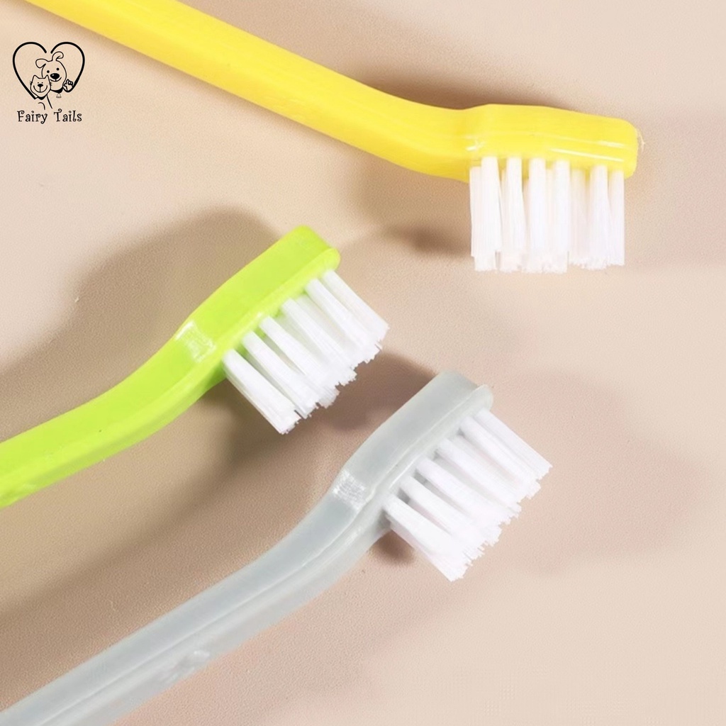 Sikat Gigi Stick Untuk Anabul Anjing dan Kucing Beragam Pilihan Warna Toothbrush Sikat Lembut / Pet Toothbrush for Cat and Dog