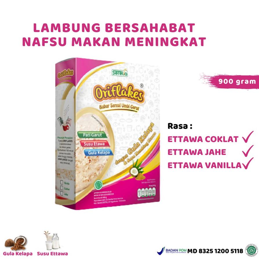 

Terbaik Oriflakes gastro 900 Gram Sereal Umbi Garut Asam Lambung susu oriflakes gaztro etawa grosir