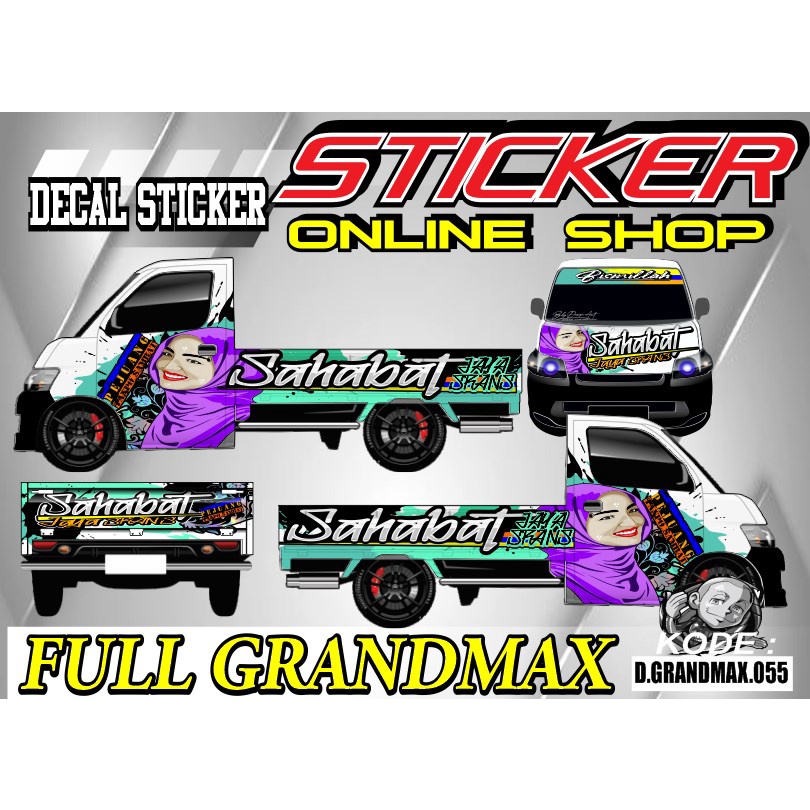 Stiker Granmax Full Bodi - Stiker Variasi Granmax ( BISA REQUEST )