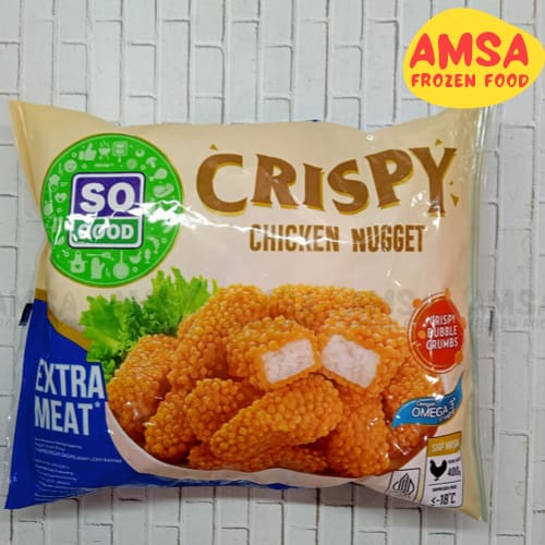 

So Good Crispy Chicken Nugget 400gr / Sogood Naget Ayam Krispi / Nuget Ayam Dengan Bubble