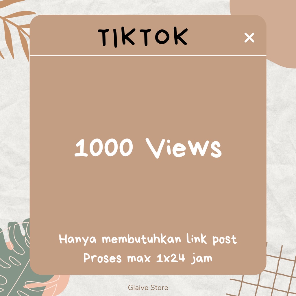 Views VT Tiktok FYP VIRAL (Views Tontonan Likes Suka Followers Pengikut Share Bagikan Follower Like Shares)
