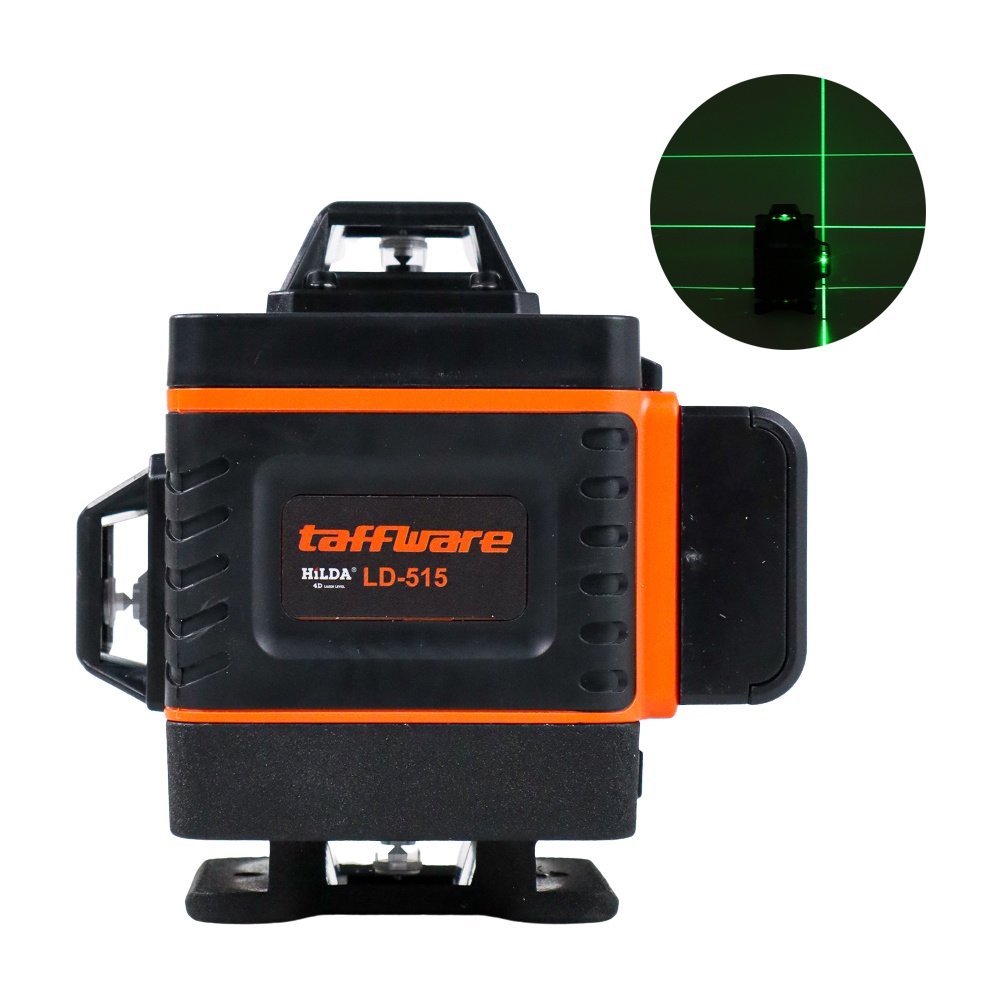 Taffware Hilda Mesin Self Leveling Laser 4D 16 Line with Remote - LD-515 - Orange - U7OT0AOR