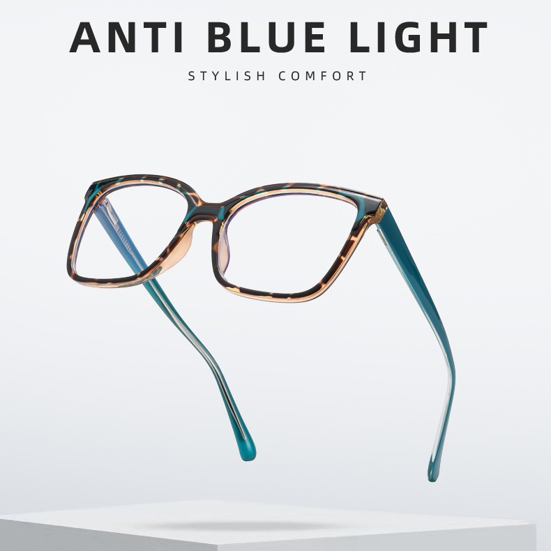 * Ready Stok * Kacamata Anti Blue Light Blocking Pria/Wanita Bening Anti Radiasi TR90 Kacamata Filter