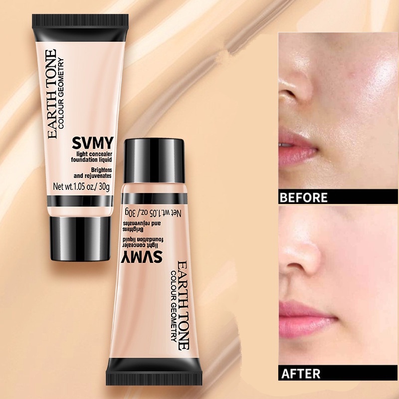 Foundation Cair Matte Poreless Liquid Foundation Dengan Pelembab 3 Warna Full Coverage Foundation