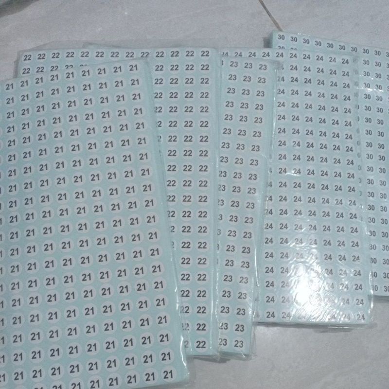 ( COD ) SIZE TEMPEL ( 1PACK ) 21-30
