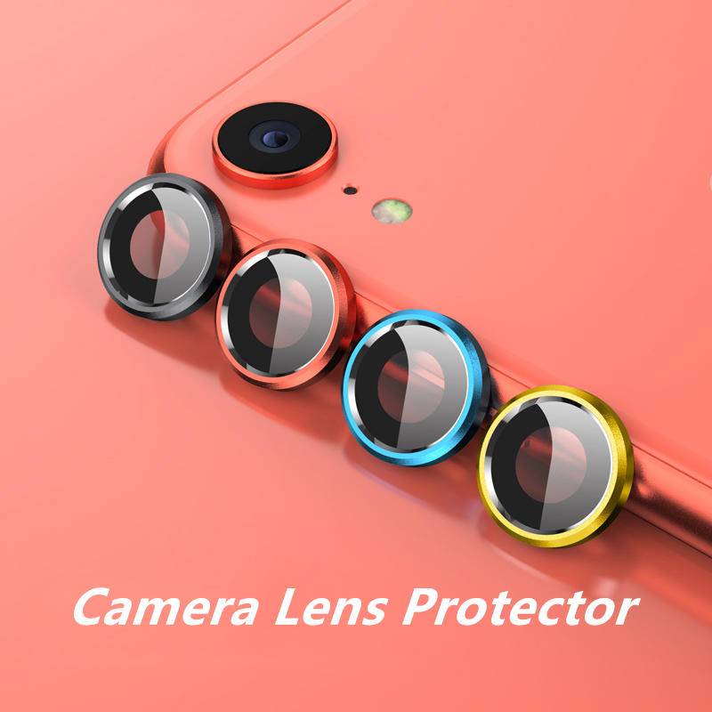 Penutup Pelindung Lensa Kamera Terintegrasi Bahan Metal Dan Kaca Untuk iPhone X XS MAX XR 360ring Perlindungan Penuh Untuk iPhone XS MAX Camera Film