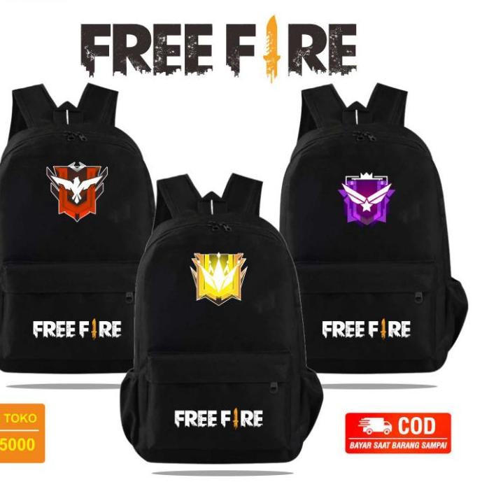 Special Tas FF Anak Sekolah Laki Laki Kekinian