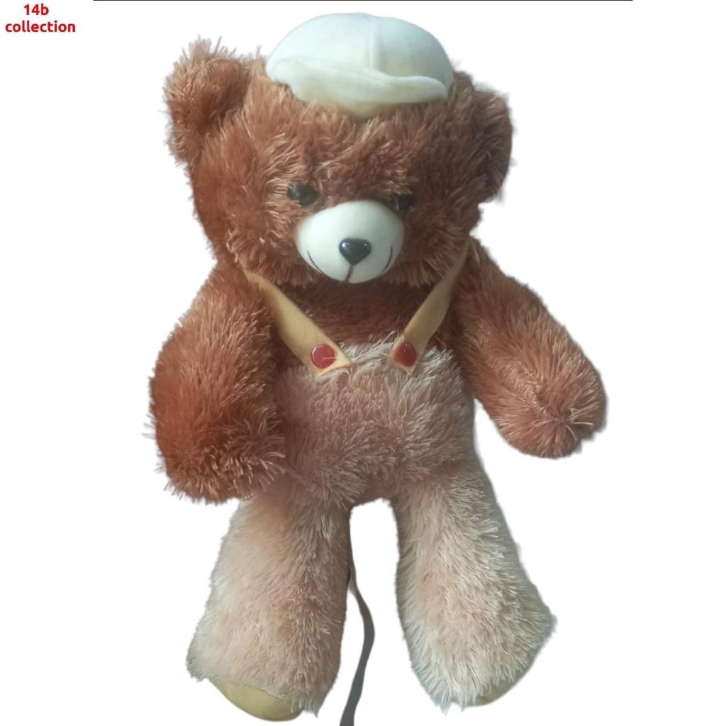 Tas beruang tedy bear bulu lucu imut gemoy ransel wanita baru boneka mewah ransel kasual