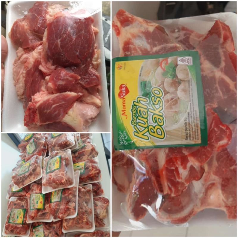 

iga gondrong 1kg / tetelan daging sapi daging sop daging rawon 500gram