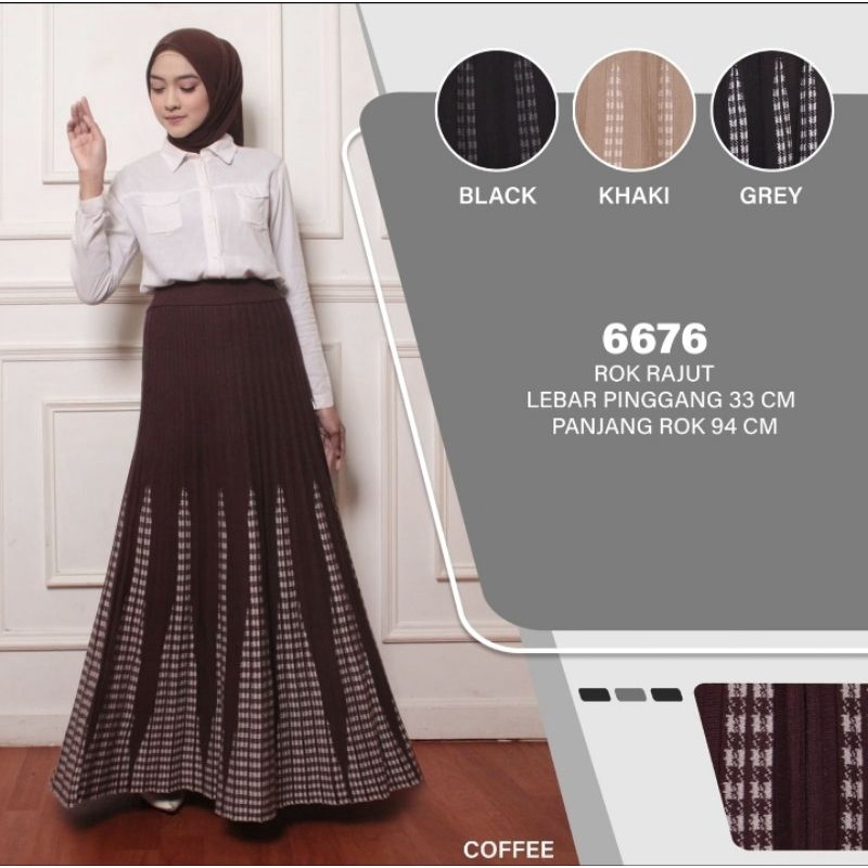 Rok Mayung Rajut premium import 6676