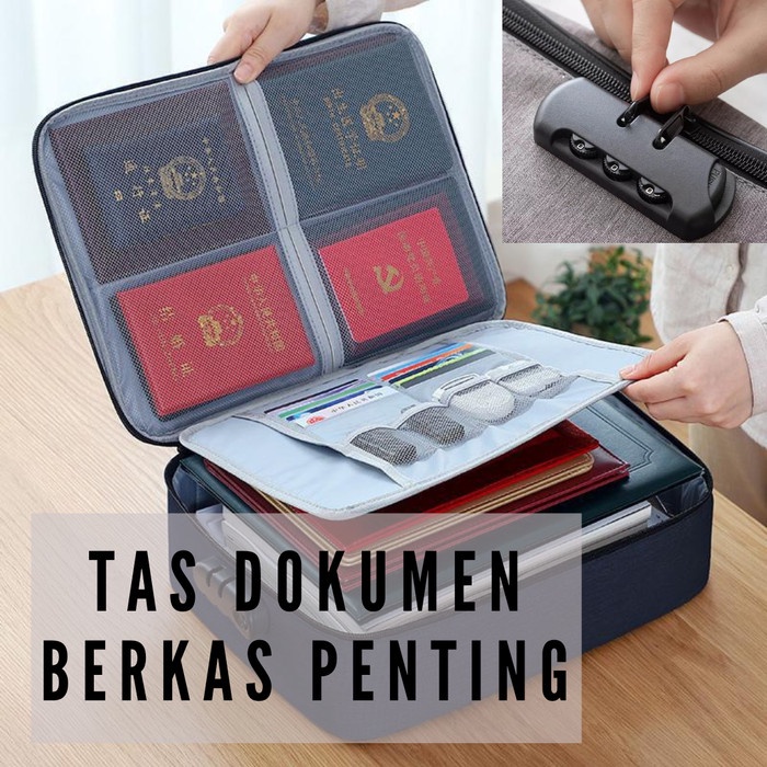 

Box File Tas Dokumen Koper Tempat Penyimpanan Sertifikat Berkas Storage Bag