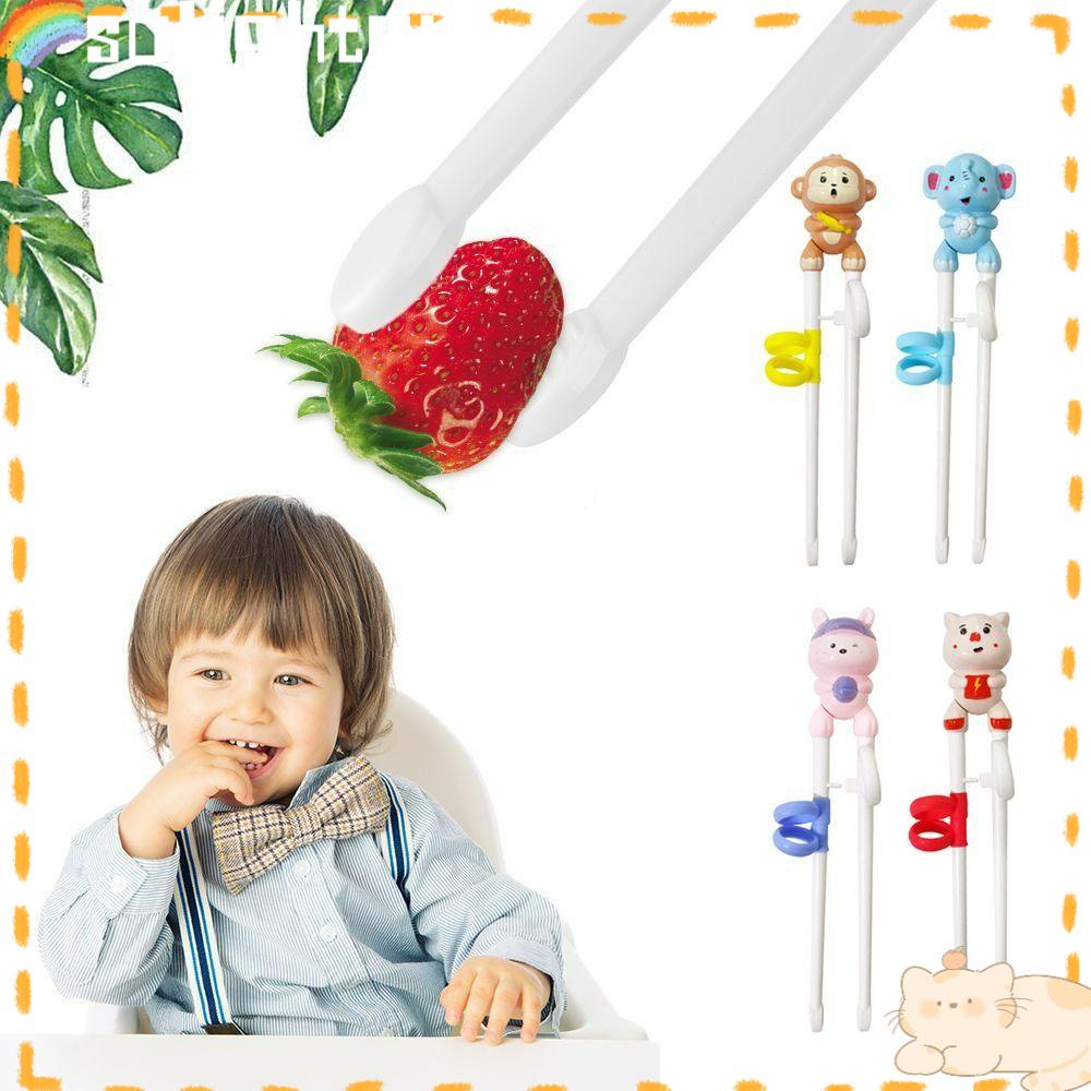 Solighter Sumpit Belajar Kartun Peralatan Makan Bayi Pemula Chopstick