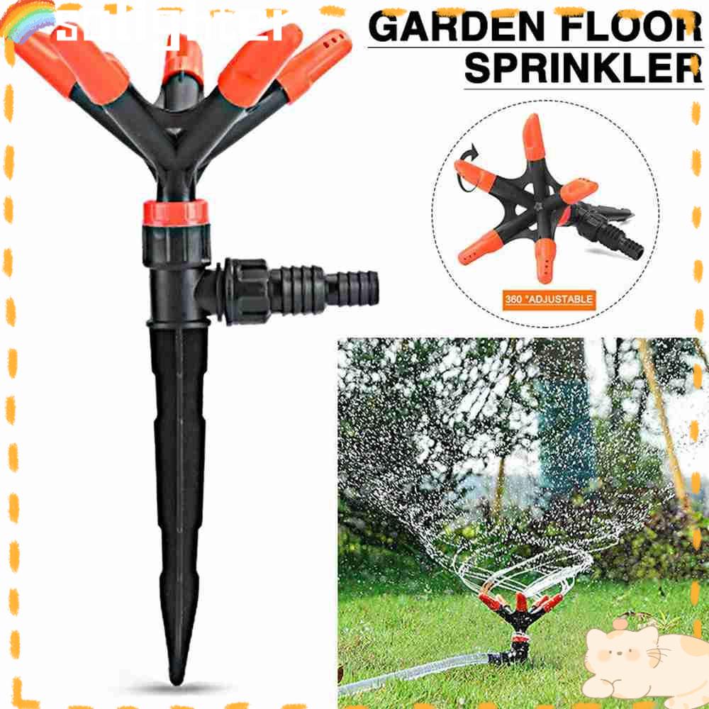 Solighter 2Pcs Sprinkler Taman Kebun Rumah 360putar Selang Cakupan Area Besar Rumput