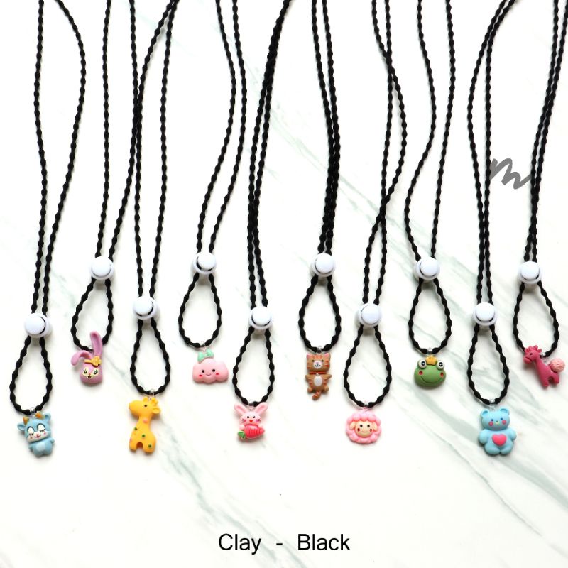 STRAP MASKER CLAY BLACK / STRAP MASKER CLAY / STRAP MASKER / TALI MASKER / PENGAIT MASKER / KALUNG M