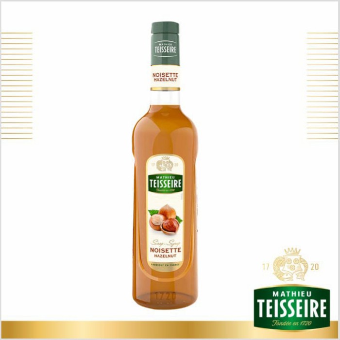 

TEISSEIRE SIRUP RASA HAZELNUT 700ML ( FRANCE'S NO.1 SYRUP )