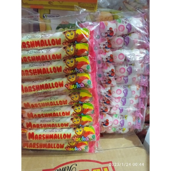 Marsmellow aneka rasa youka isi 20 pcs/pak