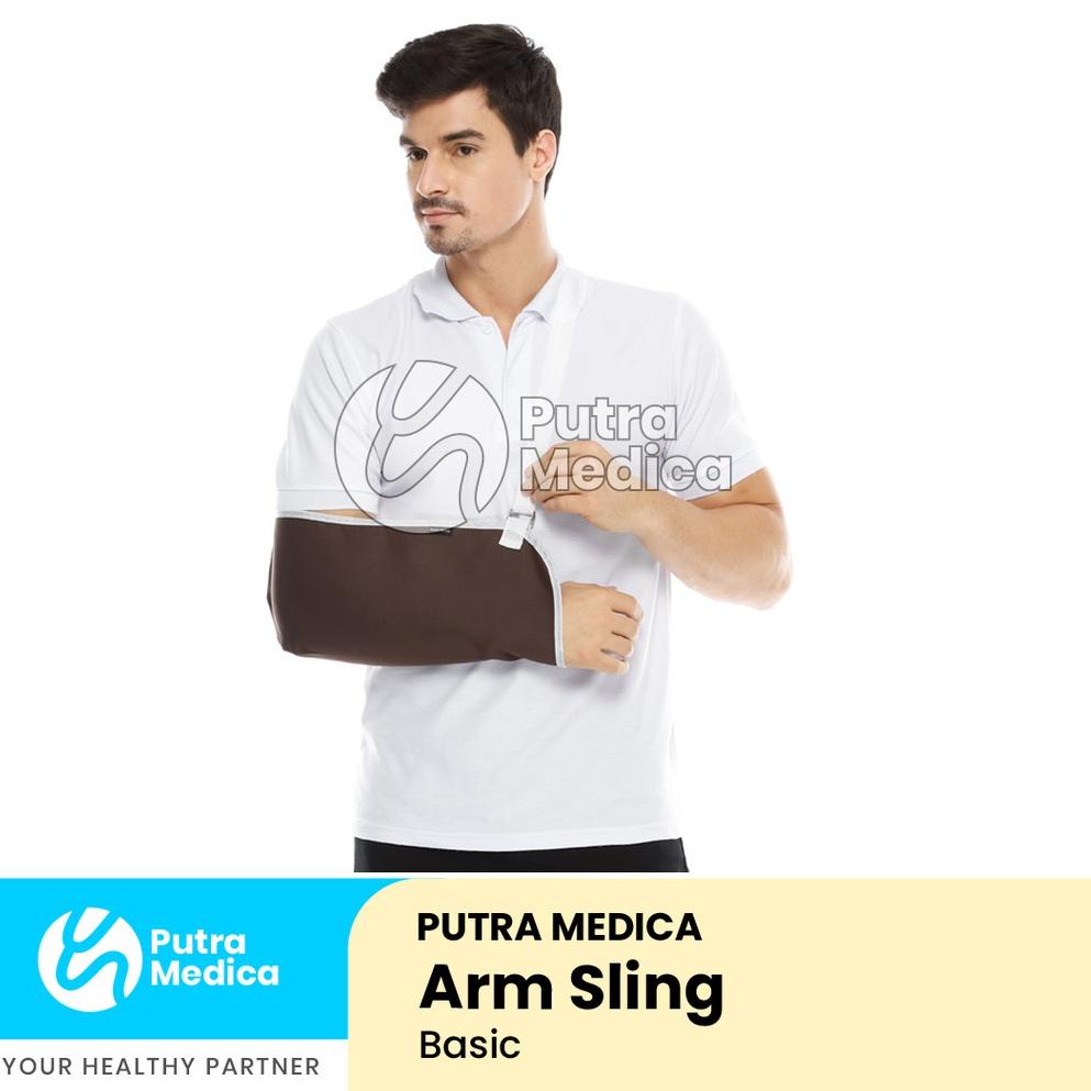 85 Putra Medica Arm Sling BASIC / Penyangga Tangan Cedera / Gendongan Lengan Siku Patah Tulang 85