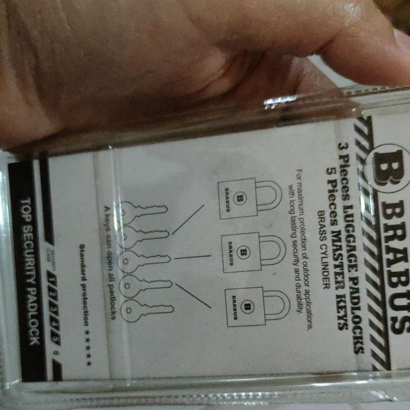 GEMBOK 20MM HANYA DENGAN 1KUNCI SAJA BISA UNTUK 3 GEMBOK. (5KUNCI) GEMBOK BRABUS MASTER. GEMBOK KOPER