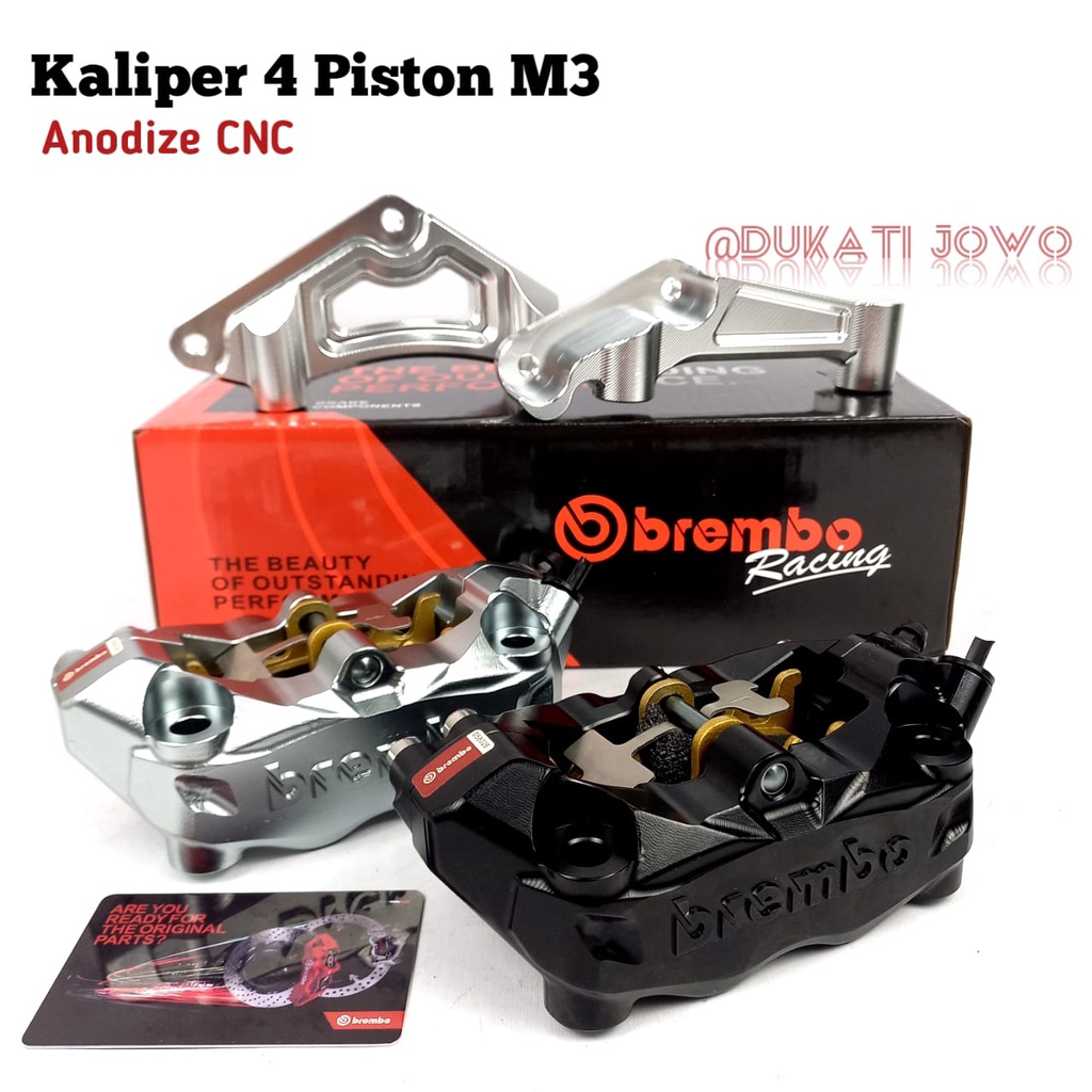 KALIPER 4 PISTON M3 K50 CALIPER MONOBLOCK BREMBO M50 CALIPER M432 GP4X ORIGINAL IMPORT