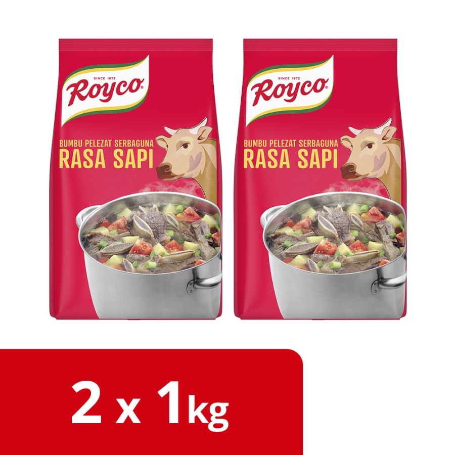 

Royco Bumbu Penyedap Rasa Sapi Pouch 1Kg Twin Pack