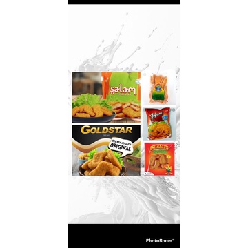 

nugget ayam 500gr goldstar, champ, salam, jofrans