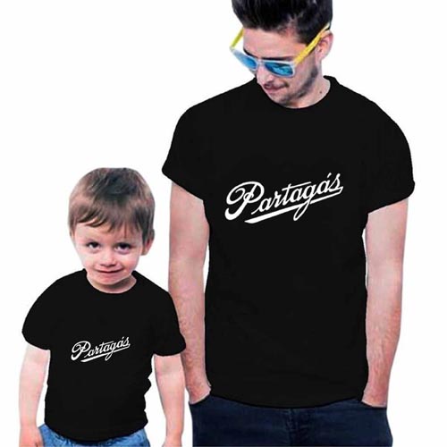 Kaos Couple Anak Ayah Partagas Tshirt Cotton [BISA COD]