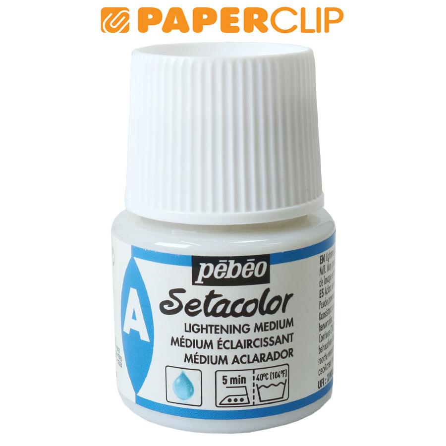 

CAT WARNA KAIN / PEBEO SETACOLOR AUX LIGHTENING MEDIUM FABRIC PAINT 45ML 391014