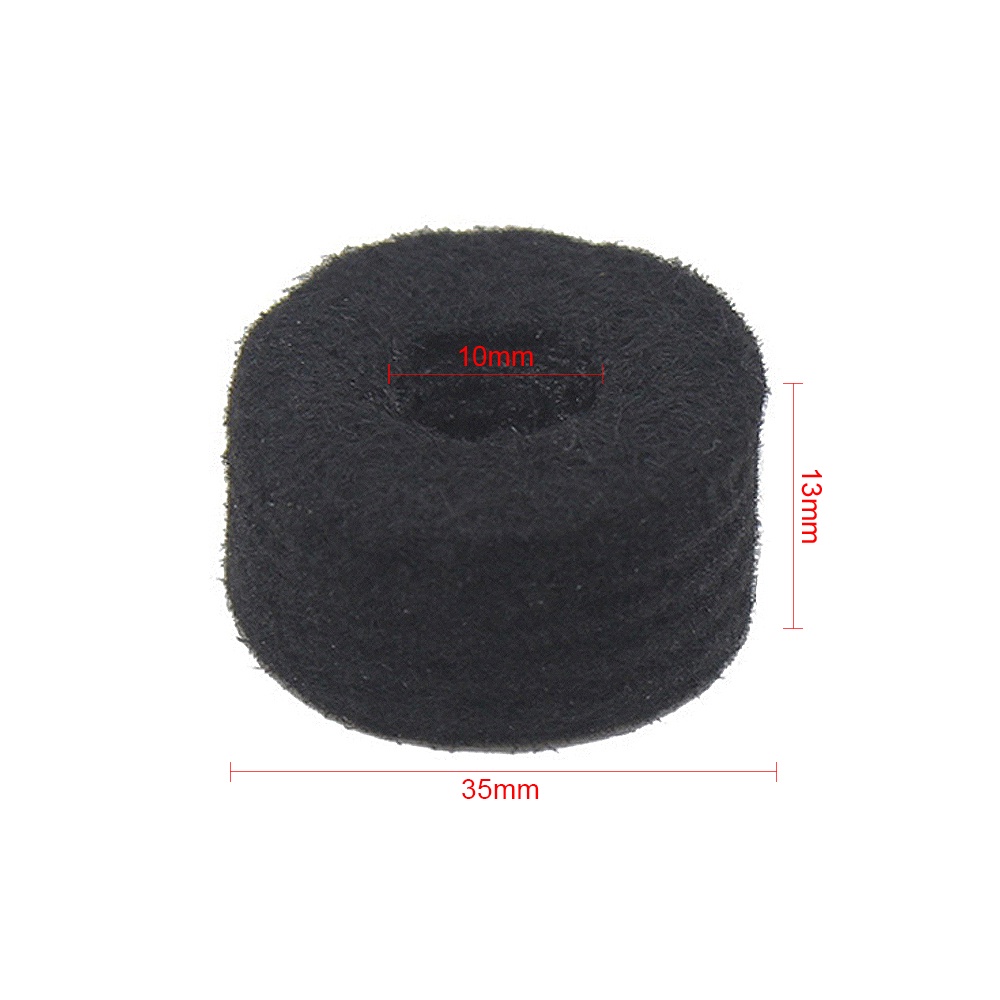 10pcs/lot Simbal Felt Pads Menebal Perlindungan Pad Perkusi Aksesoris Kit