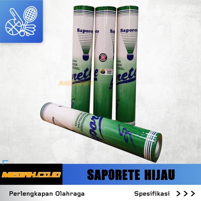 Shuttlecock Shuttlecock Saporete Hijau
