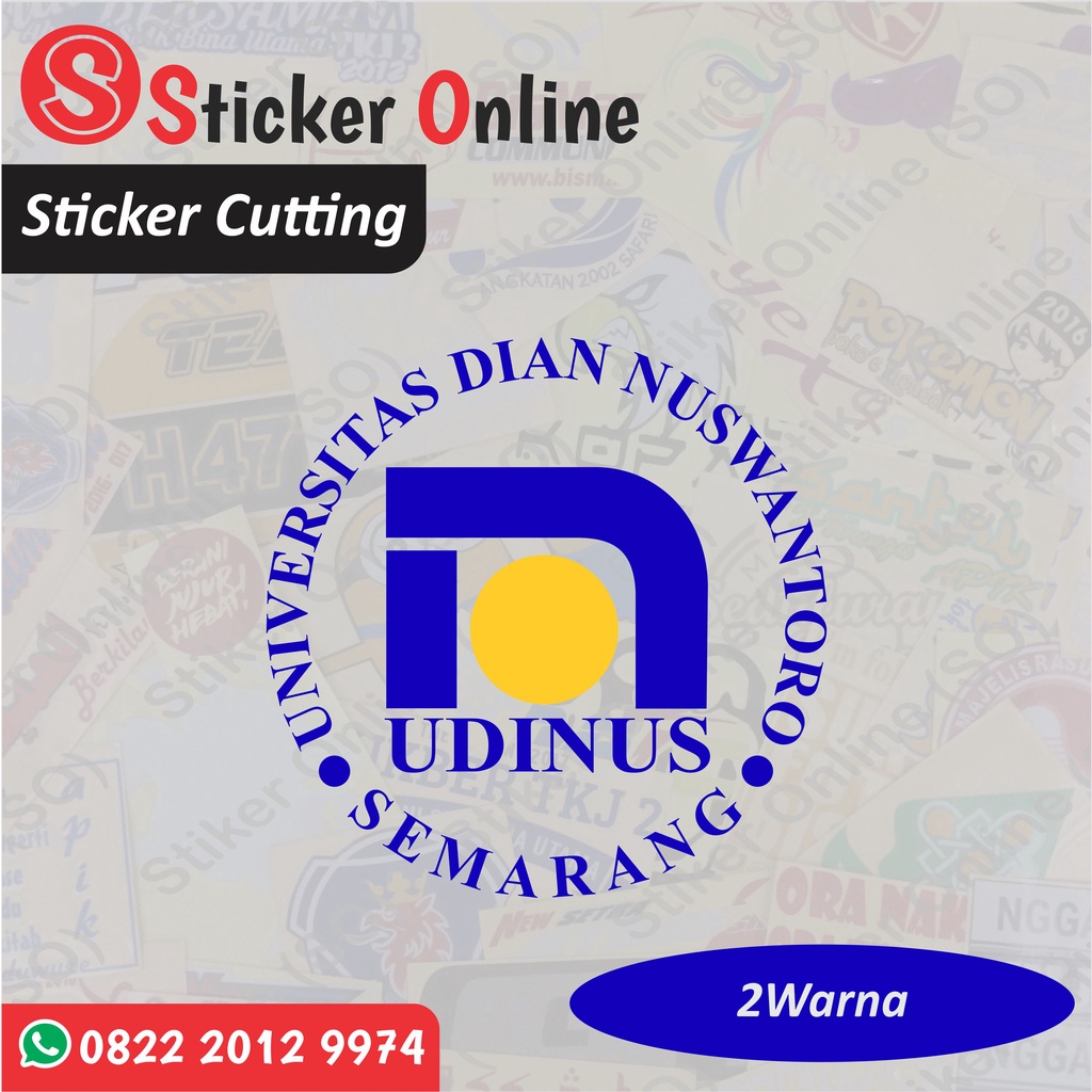 Stiker UDINUS Semarang | Sticker Cutting Motor Mobil